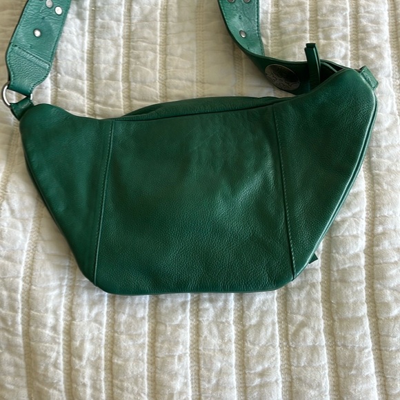 Green Leather Women's Bag - Picture 6 of 7